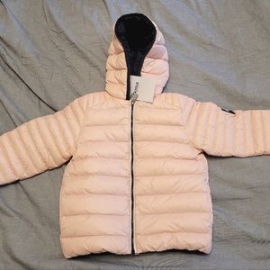Aigle kids coat light pink size 6t/a water resistant